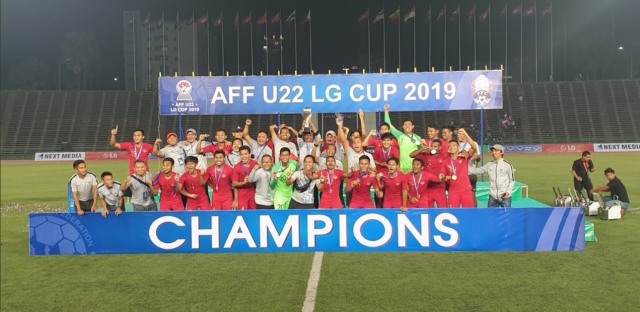 Indonesia juara Piala AFF U-22 2019 | Photo from ASEAN Football Federation on Twitter (@AFFPresse)