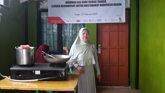 Nurhayati Asah, Pengguna jargas PGN. Foto: Ema Fitriyani/kumparan