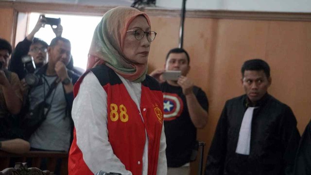 Ratna Sarumpaet menjalani sidang perdana di Pengadilan Negeri Jakarta Selatan. Foto: Iqbal Firdaus/kumparan