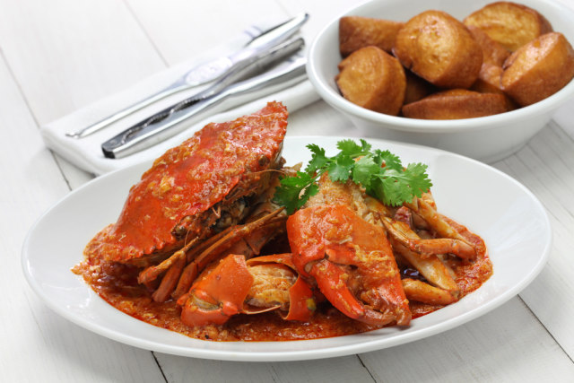 Ilustrasi masakan kepiting Foto: Shutterstock