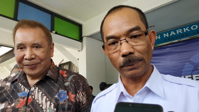Kepala BNNP Jateng, Brigjen Muhammad Nur saat Konferensi pers penangkapan kurir Sabu. Foto: Afiati Tsalitsati/kumparan