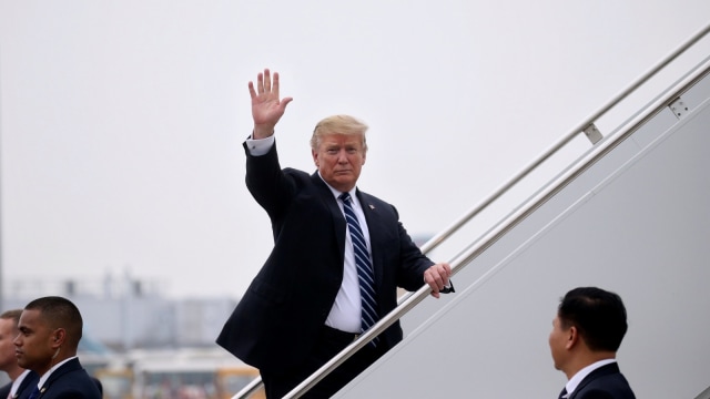 Presiden Amerika Serikat Donald Trump Foto: REUTERS / Leah Millis