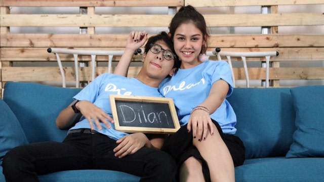 Pemain Film Dilan 1990 (Foto: Garin Gustavian Irawan/kumparan)