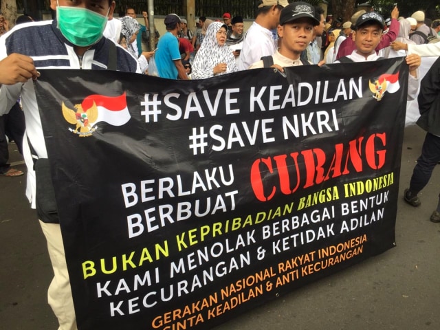 Aksi Gabungan Massa FUI, Jalan Imam Bonjol, Depan KPU (NOT COVER)
