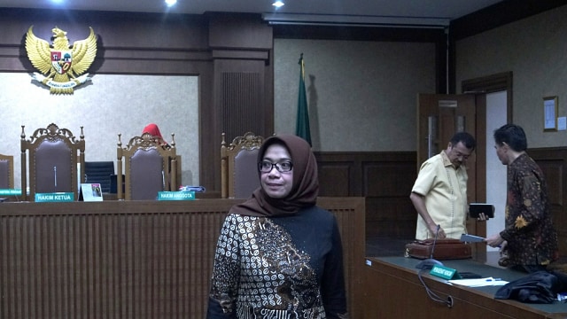 Eni Maulani Saragih menjalani sidang dengan agenda putusan di Pengadilan Tipikor, Jakarta, Jumat (1/3/2019). Foto: Nugroho Sejati/kumparan