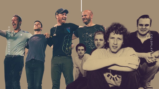 Before and After: Coldplay Foto: Instagram