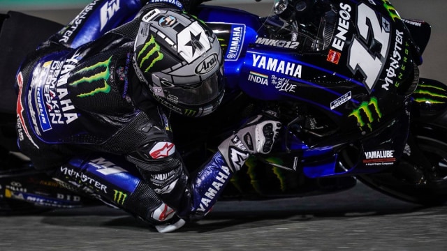 Maverick Vinales di tes pramusim GP Qatar 2019. Foto: Dok. Yamaha MotoGP