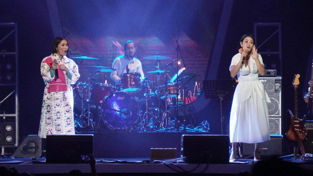 Radhini dan Andien di Java jazz Festival 2019