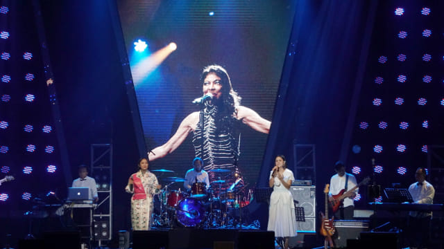 Radhini dan Andien di Java jazz Festival 2019