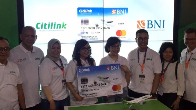 BNI Gandeng Citilink Indonesia Terbitkan Kartu Debit Baru di Gelaran Acara BNI Java Jazz Festival 2019 di JIExpo, Jakarta Pusat, Sabtu (2/3). Foto: Abdul Latif/Kumparan