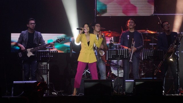 Rini Wulandari di Java Jazz Festival 2019.