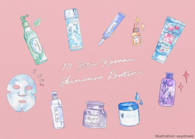 10 Step Korean Skincare Routine