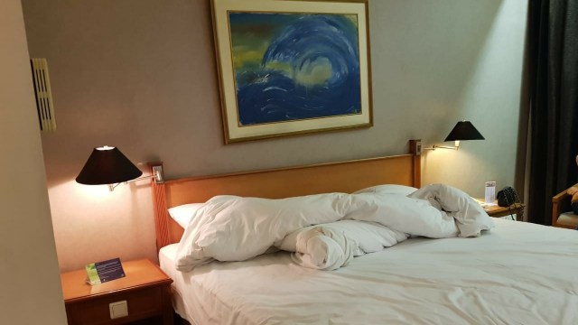 Kondisi kamar hotel yang digunakan Andi Arief