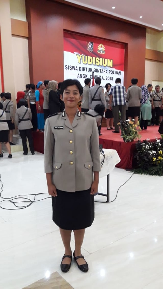 Sosok Bripda Risda, Anak Buruh Bangunan, Lulusan Terbaik Polwan (28589)