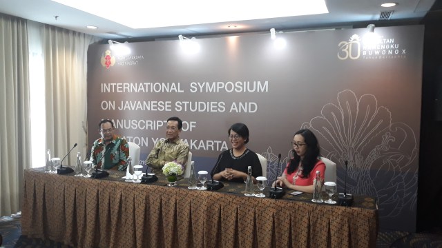 Simposium Internasional Budaya Jawa dan Naskah Keraton Yogyakarta, di Yogyakarta, Selasa (5/3/2019). Foto: ken.