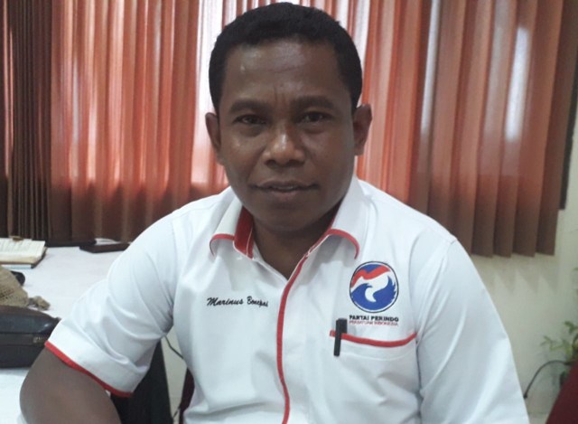  Ketua DPW Partai Perindo Provinsi Papua Barat Marinus Bonapai,Foto: Terry/balleo-kumparan