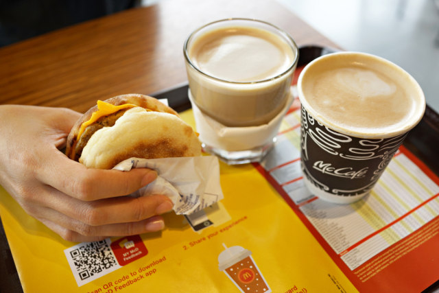 Menu McDonald's Foto: Shutterstock