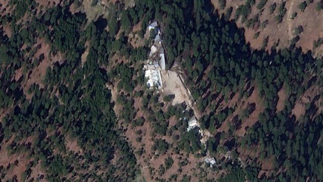 Gambar satelit menunjukkan sebuah madrasah dekat Balakot, Khyber Pakhtunkhwa, Pakistan. Foto: Planet Labs Inc./Handout via REUTERS