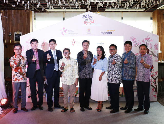 Konferensi Pers Korea Travel Fair 2019 di Plaza Kuningan, Jakarta, Selasa (5/3). Foto: Blackholestudio