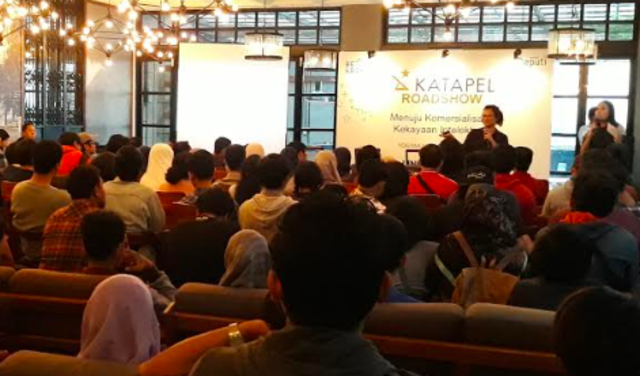 Bekraf saat gelar roadshow sosialisasi program Katapel di Yogyakarta, Rabu (6/3/2019). Foto: ken.