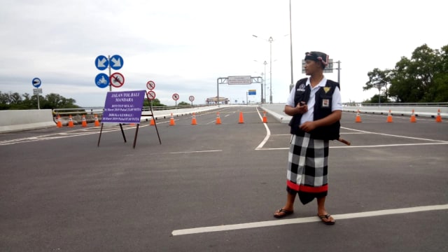 Suasana Tol Bali-Mandara Saat Nyepi. Foto: Denita BR Matondang/kumparan