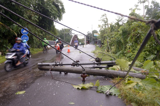 Dampak banjir di Trenggalek
