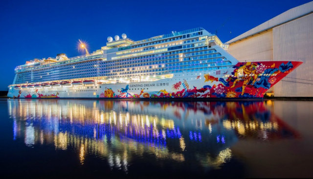 Genting Dream Cruise yang mewah dan megah Foto: Dream Cruises