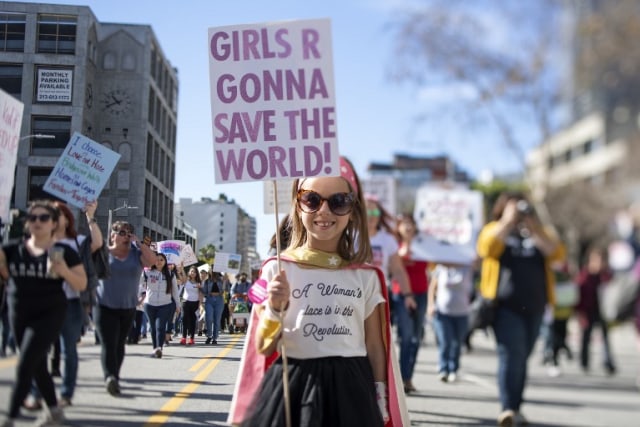 Women's March. Foto: Valerie Macon/ AFP