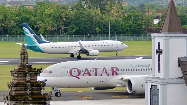 Ilustrasi, Bandara, Pesawat, Bali, I Gusti Ngurah Rai