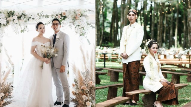 Pasangan artis yang menikah di lokasi unik. Foto: (Instagram)