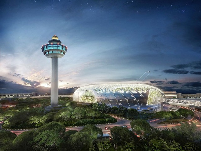 Ilustrasi Jewel Changi Airport Foto: Wikimedia Commons