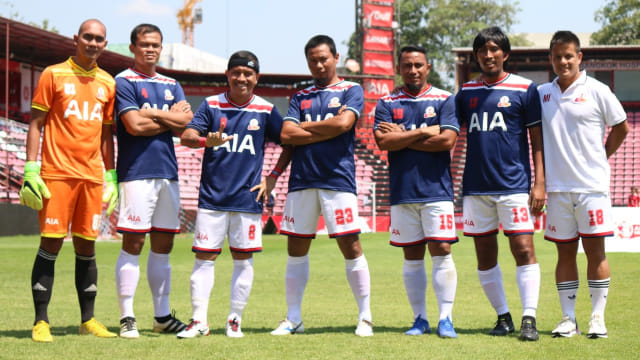 Tim Yudistira jelang laga melawan Easy Win di AIA Championship 2019. Foto: Ahmad Fuad Sufyan/The Footballicious