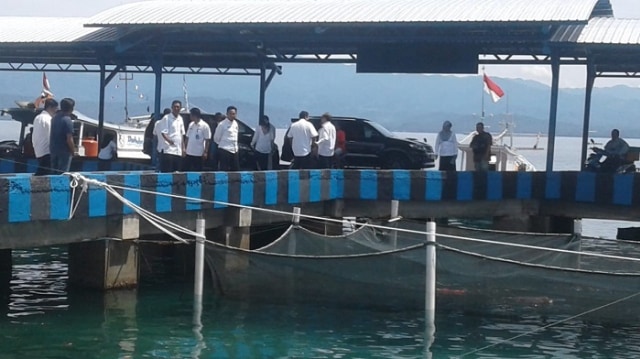 Budidaya ikan bandeng yang memanfaatkan pelabuhan perikanan di Kabupaten Donggala, Sulawesi Tengah. Foto: Istimewa