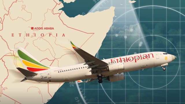 Ilustrasi Ethiopian Airlines. Foto: Putri Sarah Arifira/kumparan