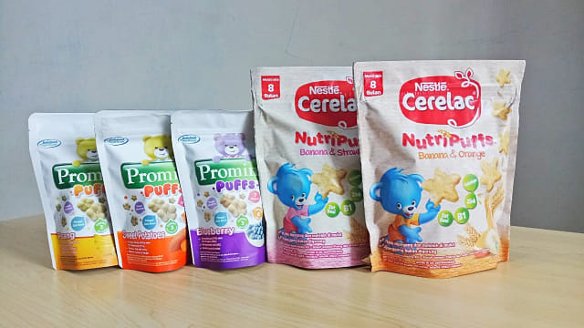 Nestle Cerelac Nutripuffs dan Promina Puffs Foto: Yufienda Novitasari/kumparan