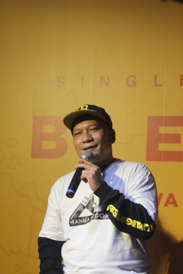 Iwa K saat sesi talkshow. Foto: Dok. Manna Records