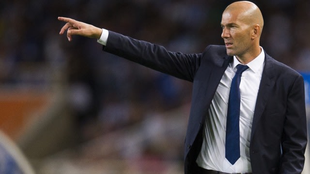 Pelatih Real Madrid Zinedine Zidane (Foto: Juan Manuel Serena Arce)