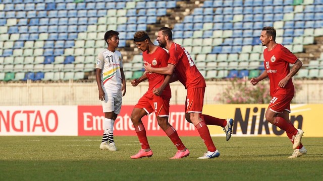 Laga Persija Jakarta vs Shan United di babak Grup G AFC Cup 2019. Foto: Dok. Media Persija