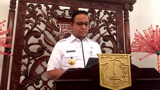 Gubernur DKI Jakarta Anies Baswedan di Balai Kota. Foto: Moh Fajri/kumparan