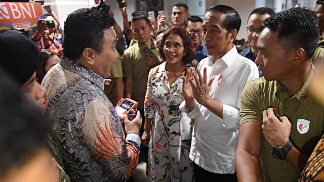 Jokowi, Pasar Ikan Muara Baru, Penjaringan, Jakarta Utara