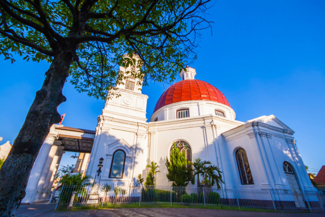 Gereja Blenduk di Kota Lama, Semarang