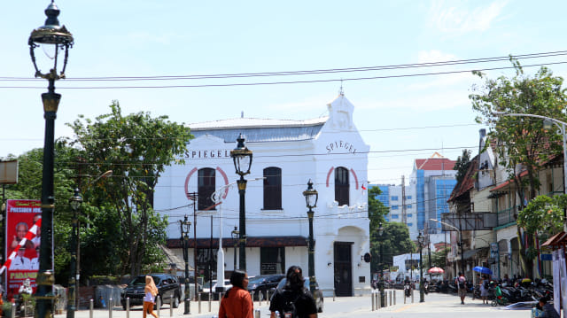 Traveling di Kota Lama, Semarang Foto: Helinsa Rasputri/kumparan