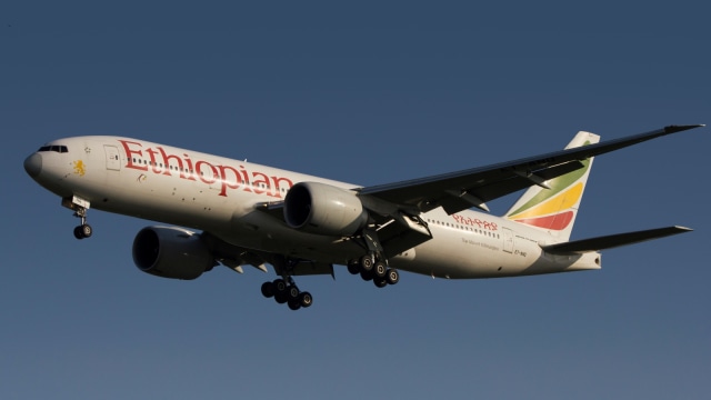 Ilustrasi Ethiopian Airlines. Foto: Shutter Stock
