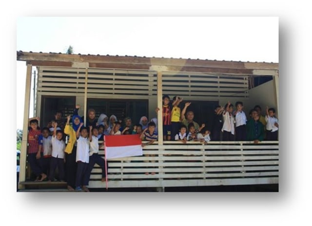 CLC di Bintulu bersama Volunteerism Teaching Indonesian Children/VTIC (organisasi mengajar sukarela dari mahasiswa Indonesia). Sumber: dok. VTIC.