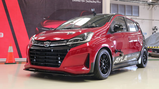 Daihatsu Ayla Turbo. Foto: Ghulam Muhammad Nayazri / kumparanOTO