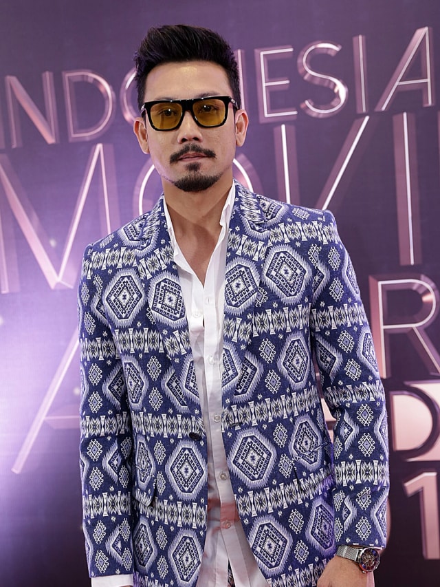 Denny Sumargo saat hadir di Indonesia Movie Actor Award 2019 di MNC Tower Jakarta Kamis (15/03). Foto: Ronny
