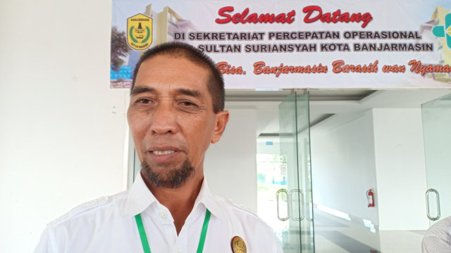 Pelaksana tugas Kepala Dinkes Kota Banjarmasin Lukman Hakim. Foto: Zahidi/banjarhits.id