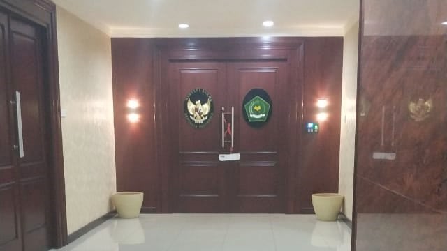 Ruang kerja Menteri Agama, Lukman Hakim disegel KPK. Foto: Dok. Istimewa