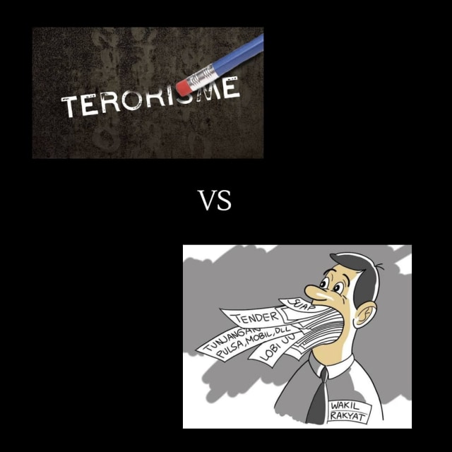 Ilustrasi Teroris vs Koruptor (sumber: www.nu.or.id & www.kompasiana.com)