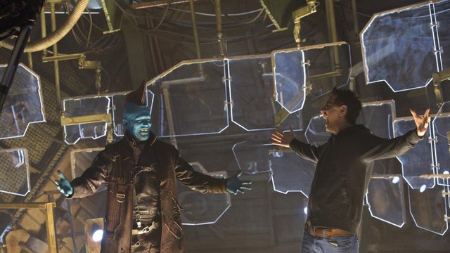 James Gunn saat menyutradarai GoTG Vol.2 Foto: Marvel